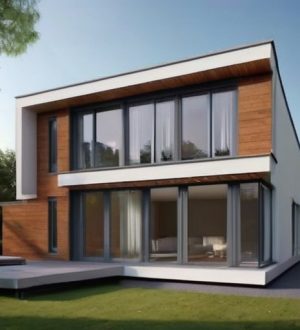 Идеальный фасад: Как выбрать отделку для дома с множеством окон