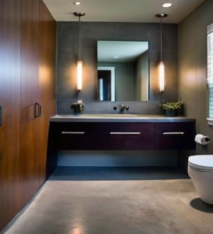 Бетон в ванной: стильный и долговечный выбор для современного интерьера