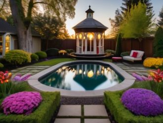 Декоративные элементы для дачного участка: как создать уникальное пространство с помощью растений, воды и света