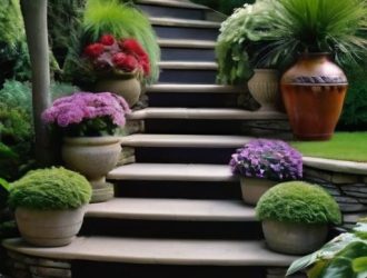 Декоративные лестницы в садовом дизайне: от истории до современных решений