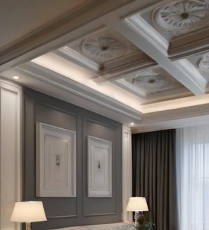 Декоративные вставки на потолке: как они преображают интерьер и придают ему уникальность