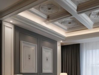 Декоративные вставки на потолке: как они преображают интерьер и придают ему уникальность