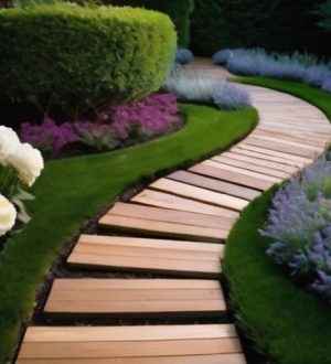 Деревянные дорожки для дачи: как выбрать, установить и ухаживать за ними