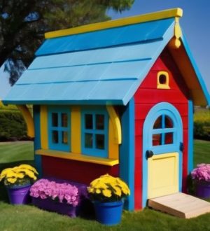 Детский домик на даче: пространство для творчества и игры вашего ребенка