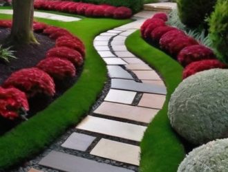 Дорожки из плитки и камня: как создать красивый и функциональный дачный участок