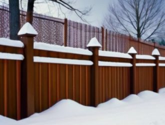 Эффективное утепление заборов: защита от мороза и продление срока службы конструкции