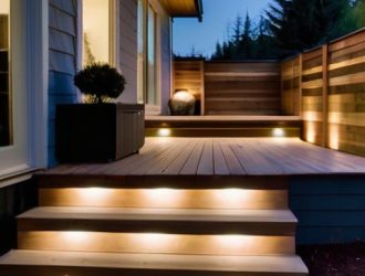 Эстетика и безопасность: как правильно освещать лестницы на даче