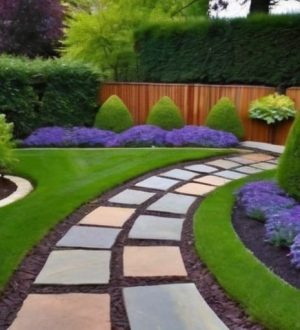 Эстетика и Функциональность: Дорожки с Бордюром в Ландшафтном Дизайне