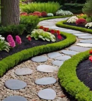 Галька в ландшафтном дизайне: Преимущества, укладка и дизайнерские решения