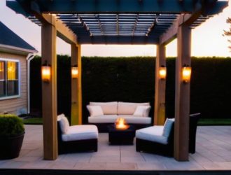 Идеальное освещение для перголы: как создать атмосферу и уют в вашем саду