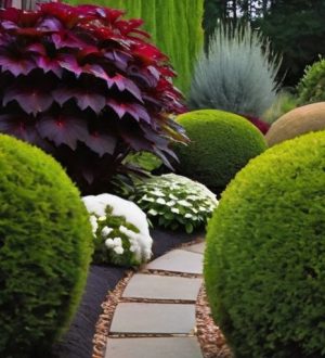 Игра текстур: Как разнообразие растительных форм преобразует сад и интерьер