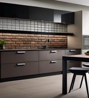 Имитация кирпича на кухне: стильное решение для современного интерьера