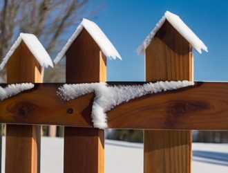 Как правильно утеплить деревянный забор на зиму: советы и методы сохранения его в идеальном состоянии