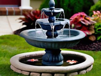 Как создать идеальный мини-фонтан в саду: от выбора места до ухода за ним