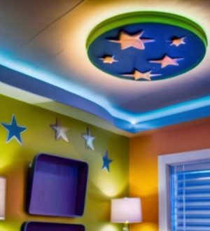Как выбрать идеальную отделку потолка для детской комнаты: советы и рекомендации