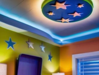 Как выбрать идеальную отделку потолка для детской комнаты: советы и рекомендации