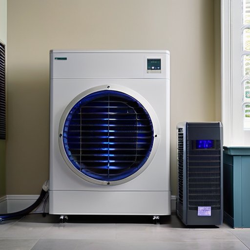 Современная установка энергоэффективной системы HVAC в жилом помещении.