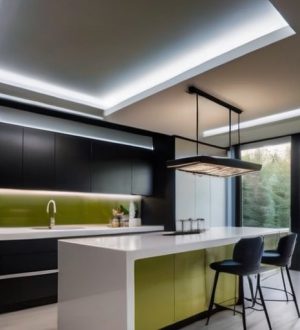 Как выбрать идеальный потолок для кухни: от материалов до дизайнерских решений
