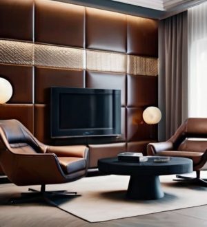 Панели под кожу: Элегантный акцент в современном интерьере