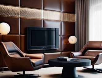 Панели под кожу: Элегантный акцент в современном интерьере