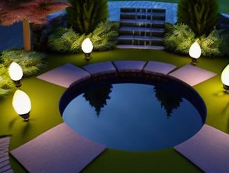 Пруд с подсветкой: Как создать уникальный элемент дизайна для вашей дачи