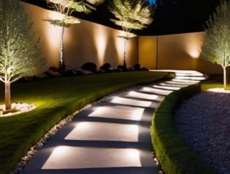 Садовые дорожки под светом: как выбрать идеальное освещение для безопасности и стиля