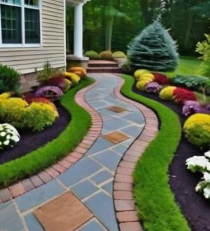 Садовые дорожки с бордюром: Как создать гармонию и функциональность в вашем ландшафте