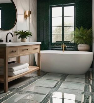 Стильная ванная: секреты сложной отделки для уютного интерьера