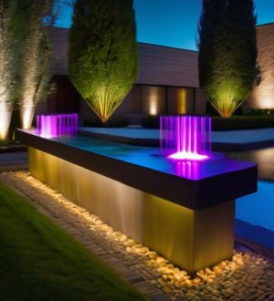 Светящиеся фонтаны: Искусство воды и света в современном городе