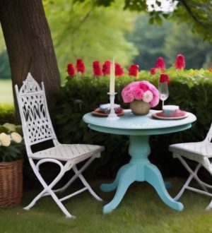 Винтажные столики для сада: как они меняют атмосферу и стиль вашего уличного пространства