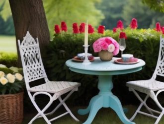 Винтажные столики для сада: как они меняют атмосферу и стиль вашего уличного пространства