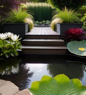 Водоёмы в саду: Как создать гармоничное пространство для растений и наслаждаться природой