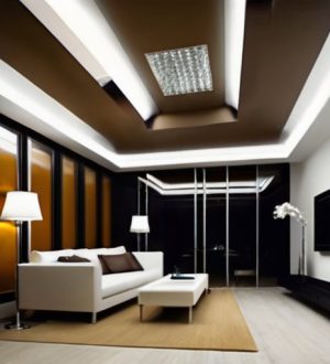 Зеркальные вставки в потолке: как создать уникальный интерьер и визуально расширить пространство