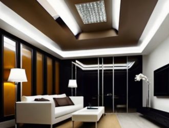 Зеркальные вставки в потолке: как создать уникальный интерьер и визуально расширить пространство