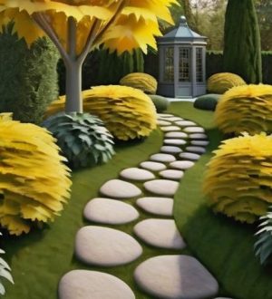 Жёлтая листва: Привлекательность, уход и влияние на интерьер и ландшафтный дизайн