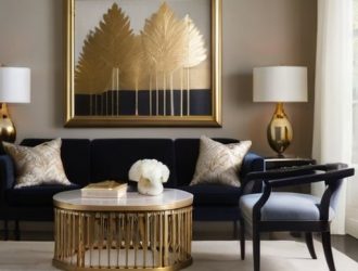 Золотые акценты: Как роскошь и стиль меняют интерьер и моду