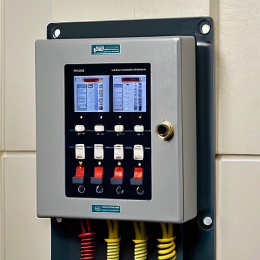 Организованный электрический щит в частном доме с системой заземления и четкими метками.