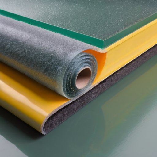 Плоская крыша с установленным стекловолокном: слои, инструменты и подготовленная поверхность.