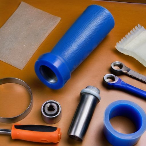 Рабочий стол с инструментами для удаления клея, фоном служат разные поверхности с остатками клея.