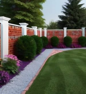 Эстетика и защита: Как правильно отделать кирпичный забор?