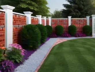 Эстетика и защита: Как правильно отделать кирпичный забор?