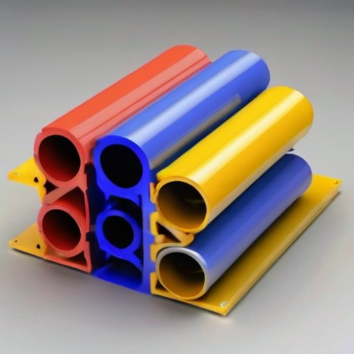 Разделенное рабочее пространство с гибкими и жесткими соединениями, яркие трубы и металлические трубы, инструменты для установки.