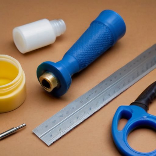 Организованное рабочее пространство для удаления горячего клея с инструментами и безопасными материалами.