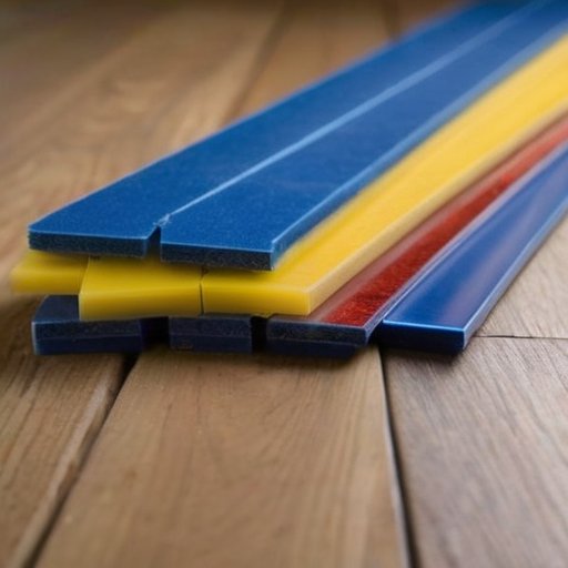 Организованное рабочее место для резки ламината с инструментами.