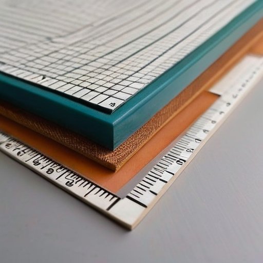 Планировка комнаты с 2 квадратными метрами, измерения и контрастные цвета.