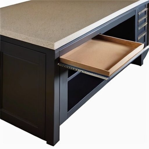 Упорядоченное рабочее пространство для наклеивания кромки с инструментами и материалами.