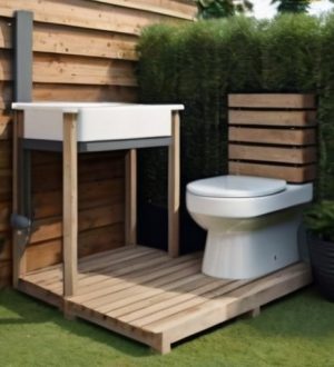 Как правильно выбрать и установить пол в дачном туалете: от материалов до ухода