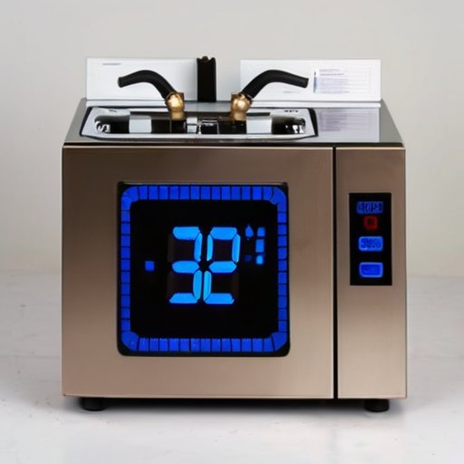 Современный котел с цифровым дисплеем и ошибкой 