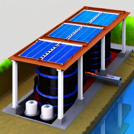 Современная насосная станция для сточных вод с прочной конструкцией, трубами и контрольными панелями в чистой среде.