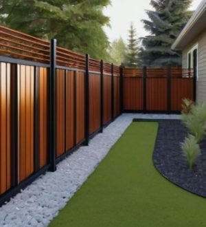 Как закрыть пространство под забором из профнастила: практическое руководство и советы